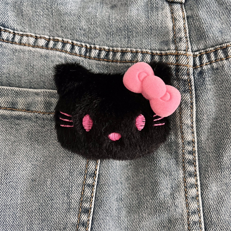 樹脂製の蝶結びハローキティぬいぐるみアクセサリー漫画人形ブローチDIY服バッグ靴ヘアアクセサリー材料|undefined