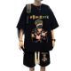 Waffle suit Men's Summer New Teenager Short-sleeved Shorts Set Sports and Leisure Hong Kong-style Loose Two-piece Set