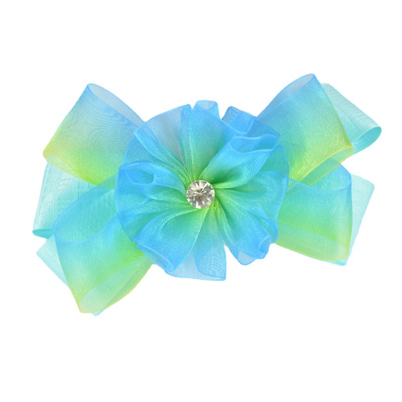 Yao Ming colorido gradiente de cinta y cinta de viento DIY accesorios de embalaje hecho a mano transparente cinta de hilo de nieve