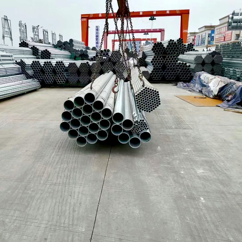 批发热镀锌圆管建筑用热镀锌方通折弯镀锌钢管Q355B方管