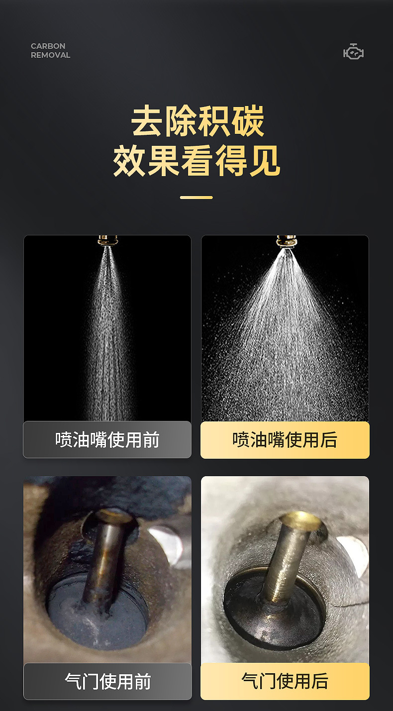 Chefu Flagship Store Official Website Gold Bottle Fuel Treasure Removes Carbon Deposits Pea Fuel Additive Engine Cleaning Agent