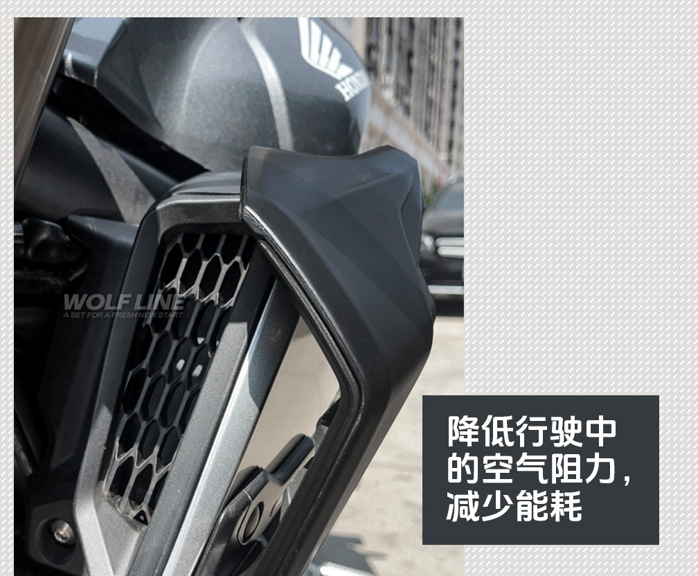 Suitable for Honda 19-23 model CB650R modified body side fairing, wind deflector, air intake cover, wind blade, side wind wing