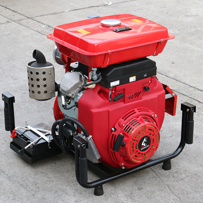 自吸式风冷双缸离心泵JBQ6.0/21.0手抬消防泵碳纤维旋片真空泵