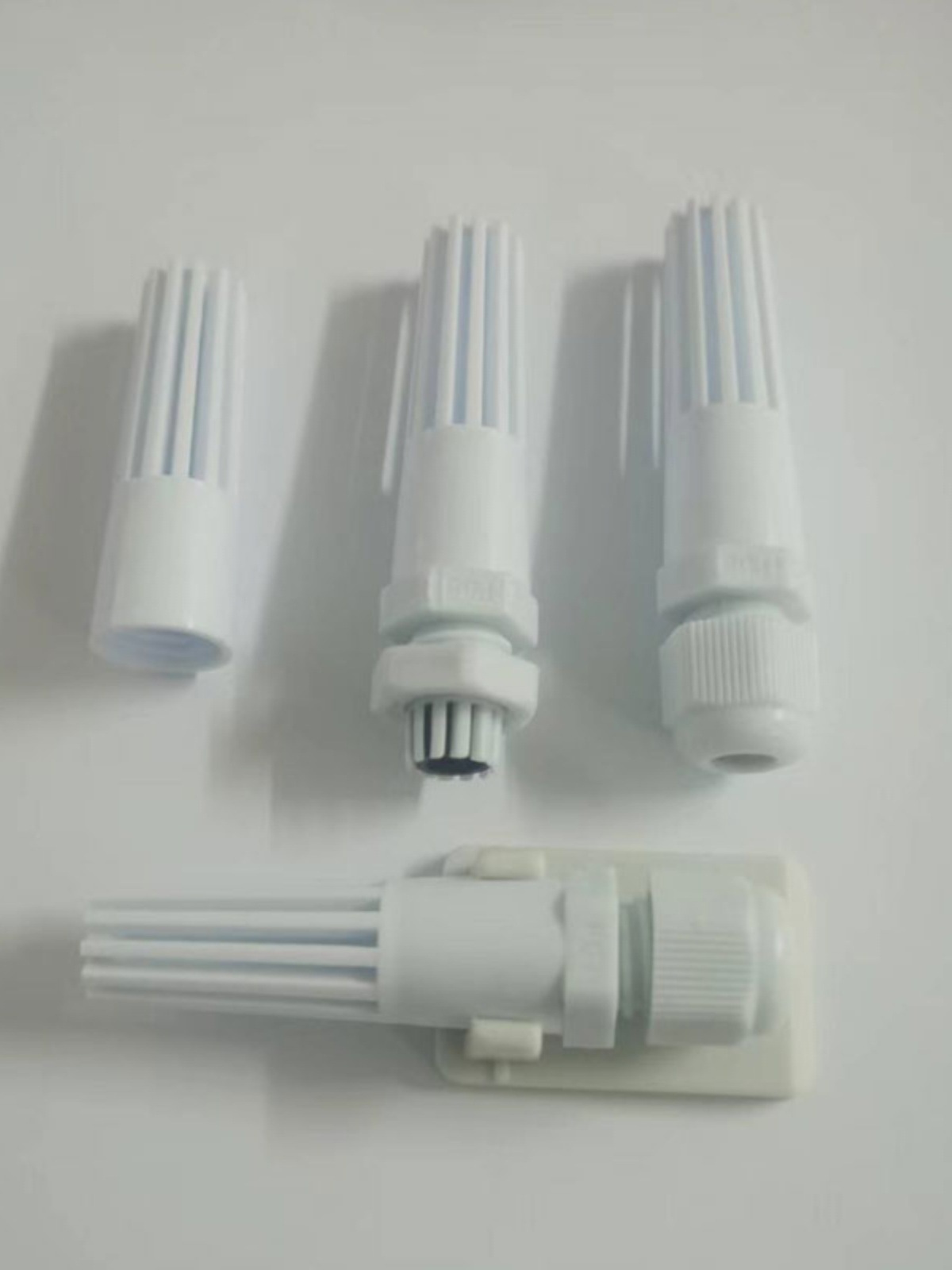 温湿度传感器外壳SHT10 20 30 485外延嵌入防护保护套塑料高灵敏