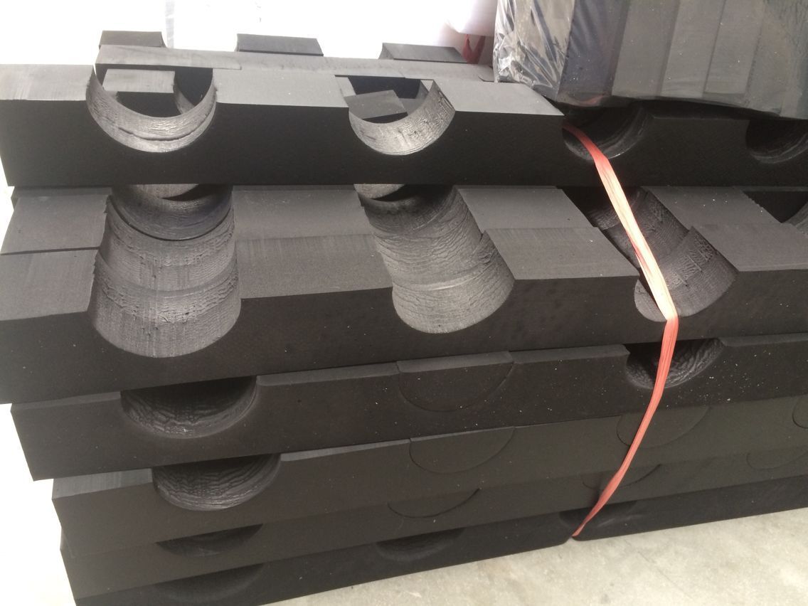 厂家供应黑色汽车零部件卡槽泡沫/玻璃垫条卡槽泡沫/工具箱泡沫