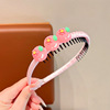 Children's cartoon hair accessory, scalloped non-slip cute headband