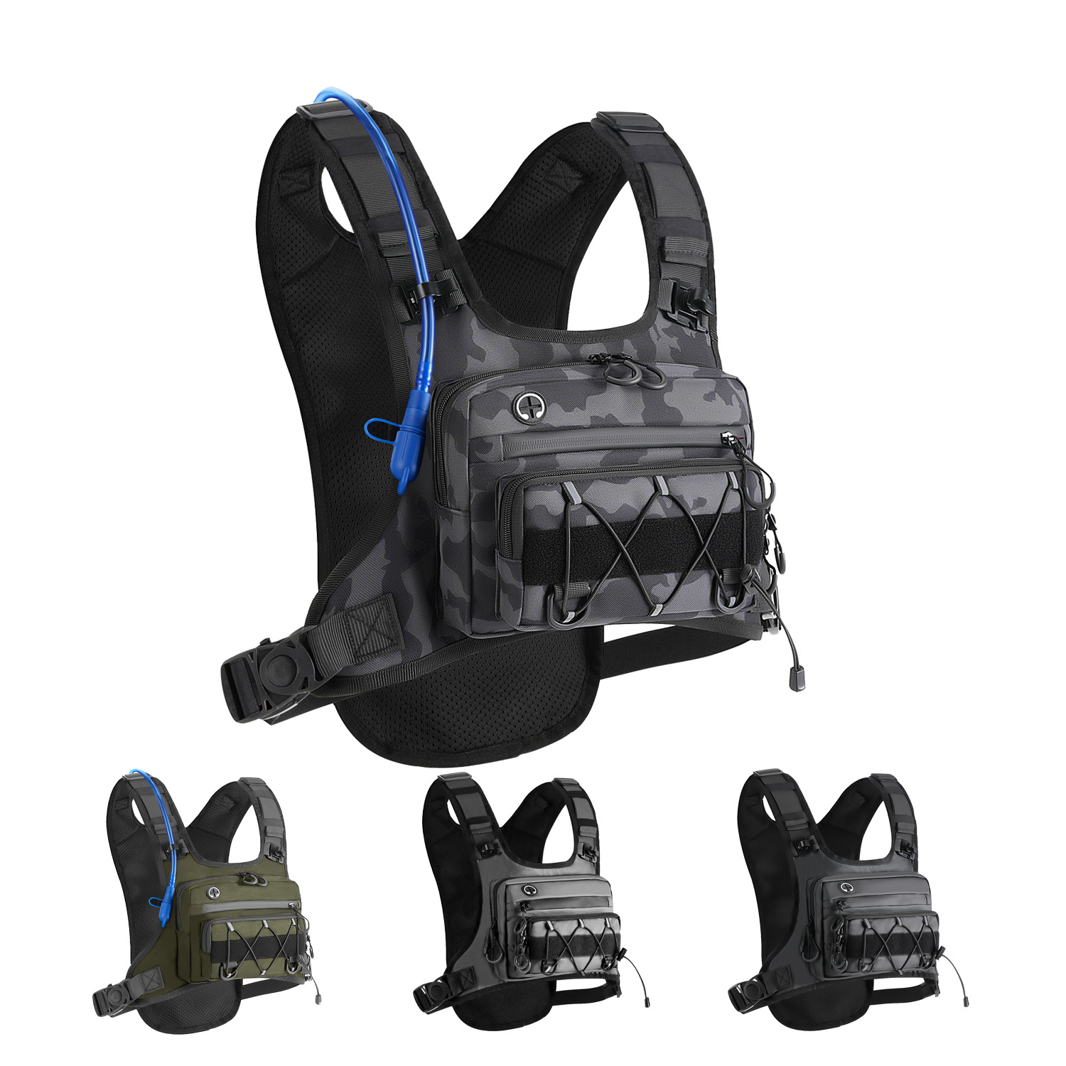 New Tactical Chest Bag, Multi-Functional Off-Road Motorcycle Bag, Travel Portable Hiking Bag, Cycling Backpack, Amazon's Best-Selling Item