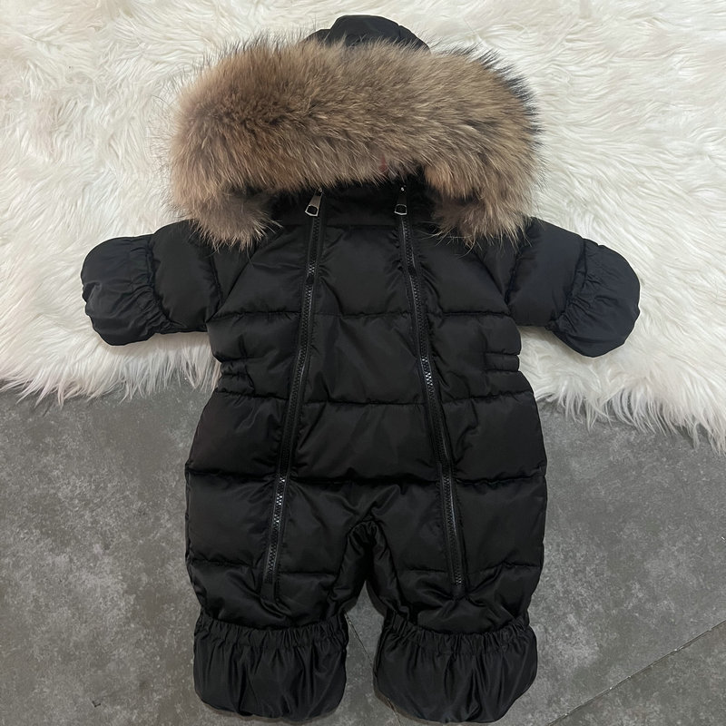 Vêtements pour enfants plus velours et manteau en coton épais mode combinaison à capuche pour garçons et filles manteau en coton_voghion.com