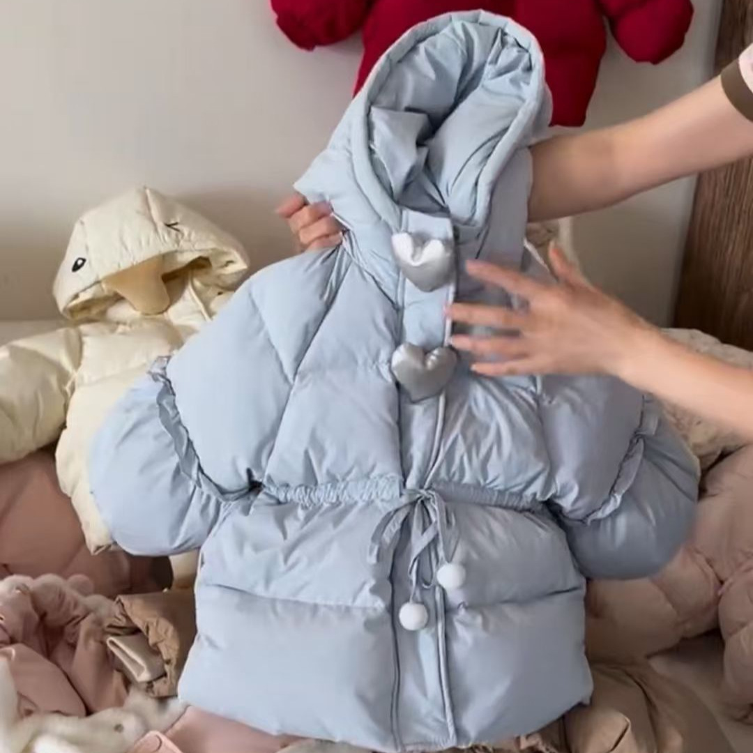 uaza 小熙熙2025冬季新款儿童白鸭绒羽绒服湖州织里网红直播货源