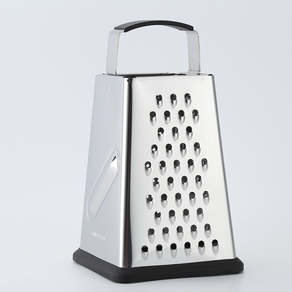 跨境430不锈钢沙拉刨丝器 多功能圆角四面刨奶酪刨丝器可定制