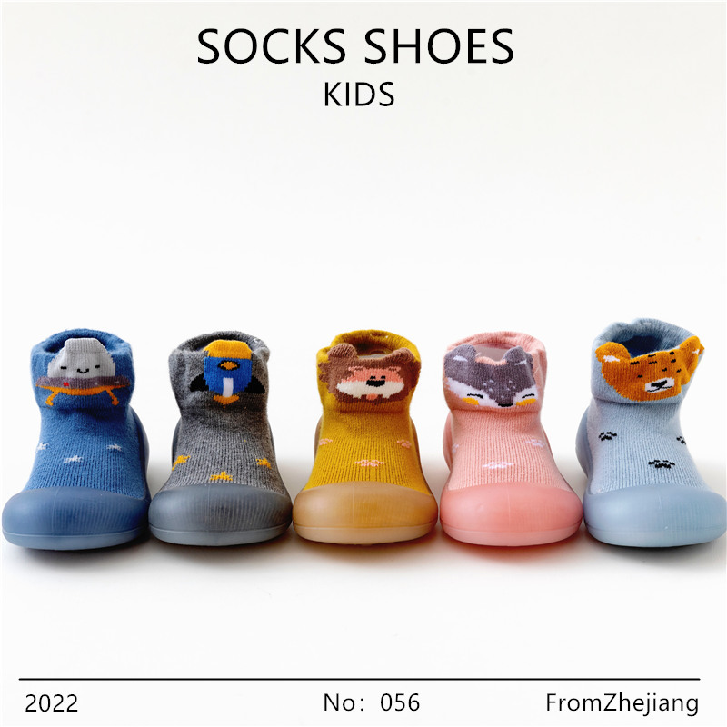 Bebé Niño Zapatos de fondo suave antideslizante primavera y otoño bebé calcetines Zapatos interior y al aire libre caminar Educación Temprana Infantil transpirable zapatos y calcetines