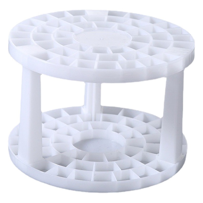 Creativo conveniente almacenamiento cepillo redondo de almacenamiento rack lápiz gel titular de la pluma porosa maquillaje cepillo pequeño rack