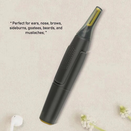 Men's beard razor, eyebrow shaver, multi-functional hair removal tool for men, trimming comb for sideburns and ear hair, men's nose hair remover