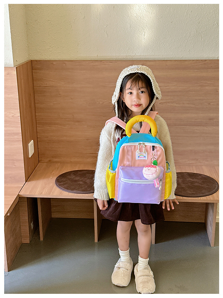 New Kindergarten Backpack Children's Primary School Grade One Boys And Girls Ultra-Light Backpack Spine Protection Travel Backpack display picture 26