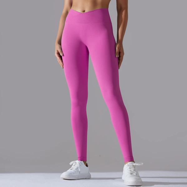 6627 Cross-Hip Trousers-Red Red