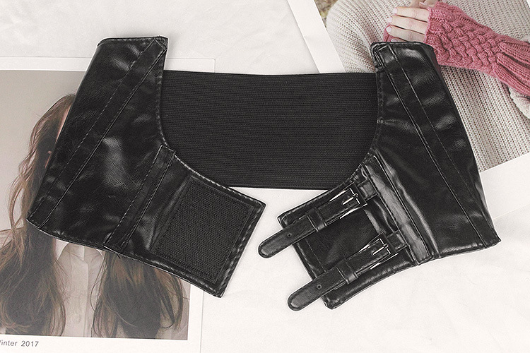 Cinghie esterne per temperamento moda europea e americana Cintura ultra larga Gilet da donna Cintura elastica stile cinturino elastico_voghion.com