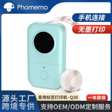 PhomemoD30跨境标签打印机热敏无墨手机蓝牙连接小型便携LOGO批发