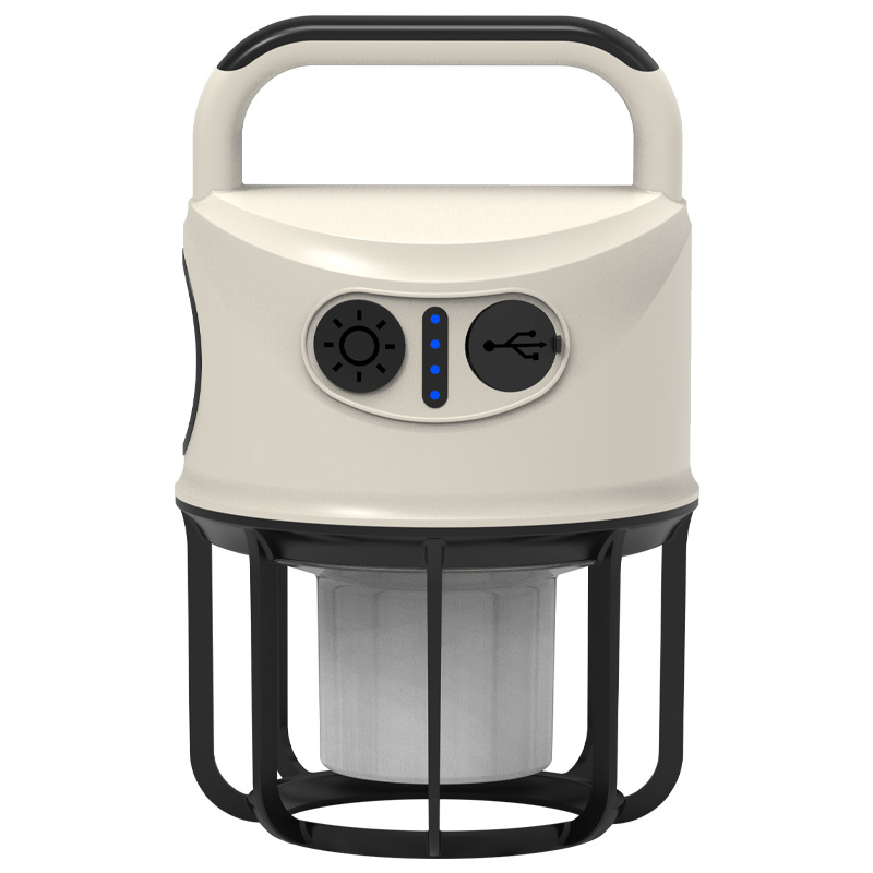 Transfronterizo nuevo multi-funcional al aire libre camping luz USB de carga de doble fuente de luz al aire libre reflector puesto de luz de la noche luz del mercado