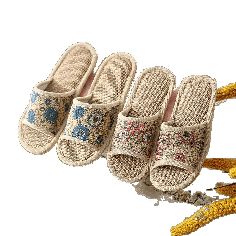 Selected anecoplasia slippers Female Four Seasons Home Couple Men and Women's bedroom hospitality