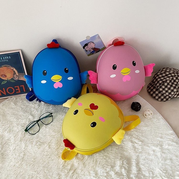 New Eggshell Children's Backpack, Lightweight Double Shoulder Bag for Kindergarten Children Aged 3-6, Boys and Girls, Student Backpack.