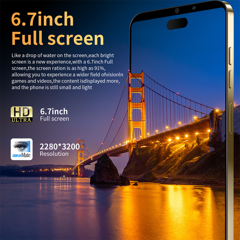 ハイエンド i14proMax 高速配送フルネットワーク 4G Android 12+512GB ハイエンドスマートフォン 6.8inch|undefined