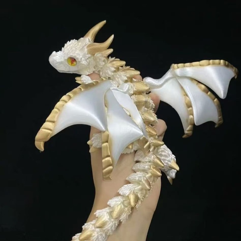 3d打印玩具大角飞龙关节可活动摆摊小玩具摆件工艺品礼品跨境热卖|undefined