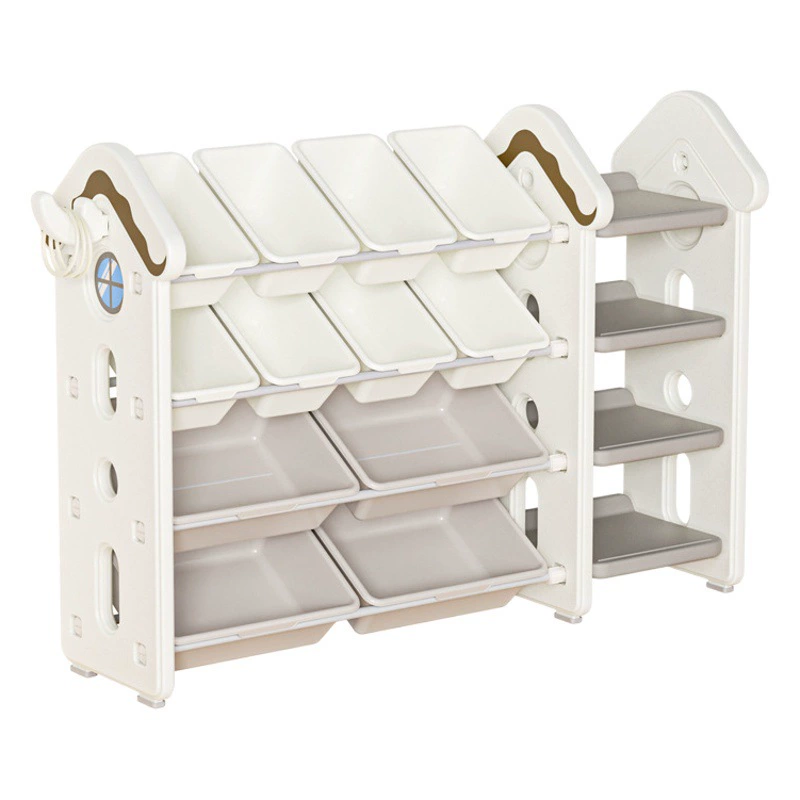 Стеллаж для хранения детских игрушек Бытовая гостиная Резюме Коллекция для хранения младенцев Хранение детской одежды Отделочный шкаф