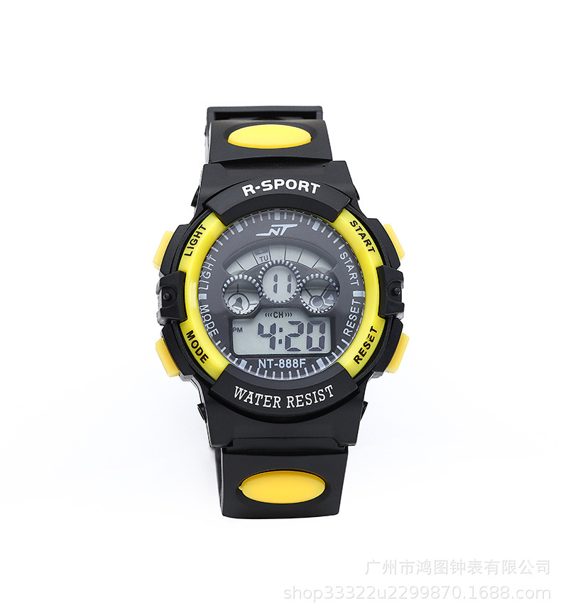 Venta caliente reloj para niños lindo colorido luminoso reloj deportivo tendencia estudiante reloj Comercio exterior transfronterizo