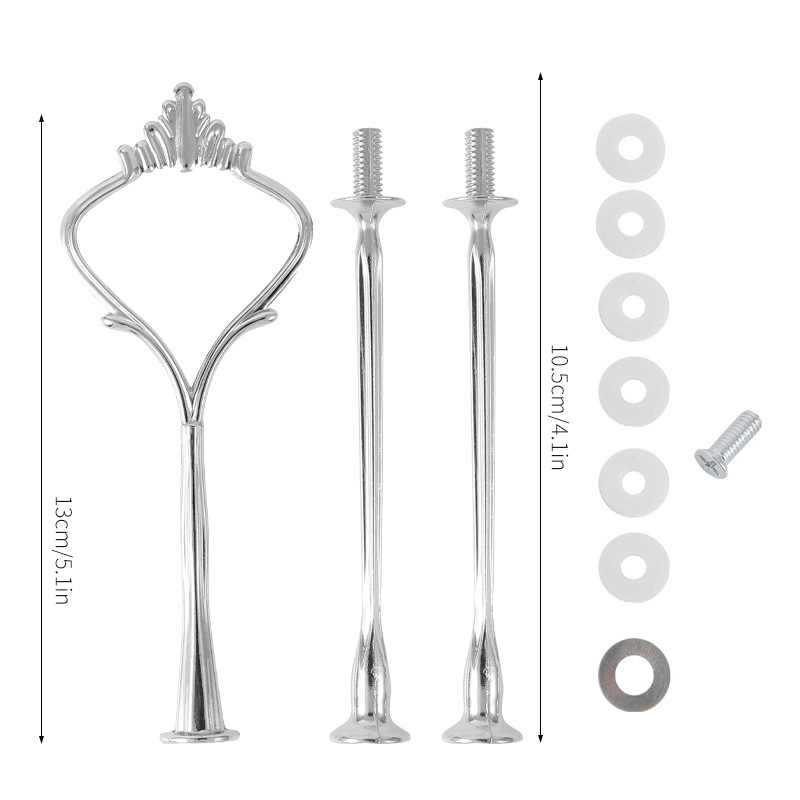 Nueva multi-capa de la Corona amor Ruyi placa estante europeo cumpleaños fiesta tarde té postre pastel placa cadena rack varilla