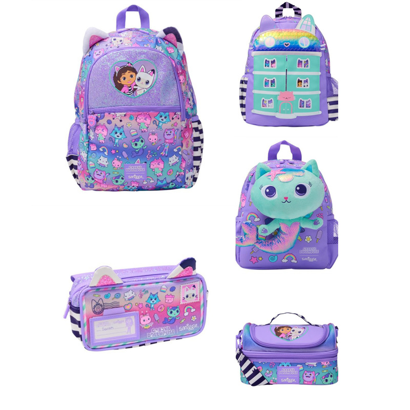 Australia Smiggle mochila escolar 1 - 6 grados mochila de hombro de dibujos animados, mochila de niños, bolsa de aislamiento térmico