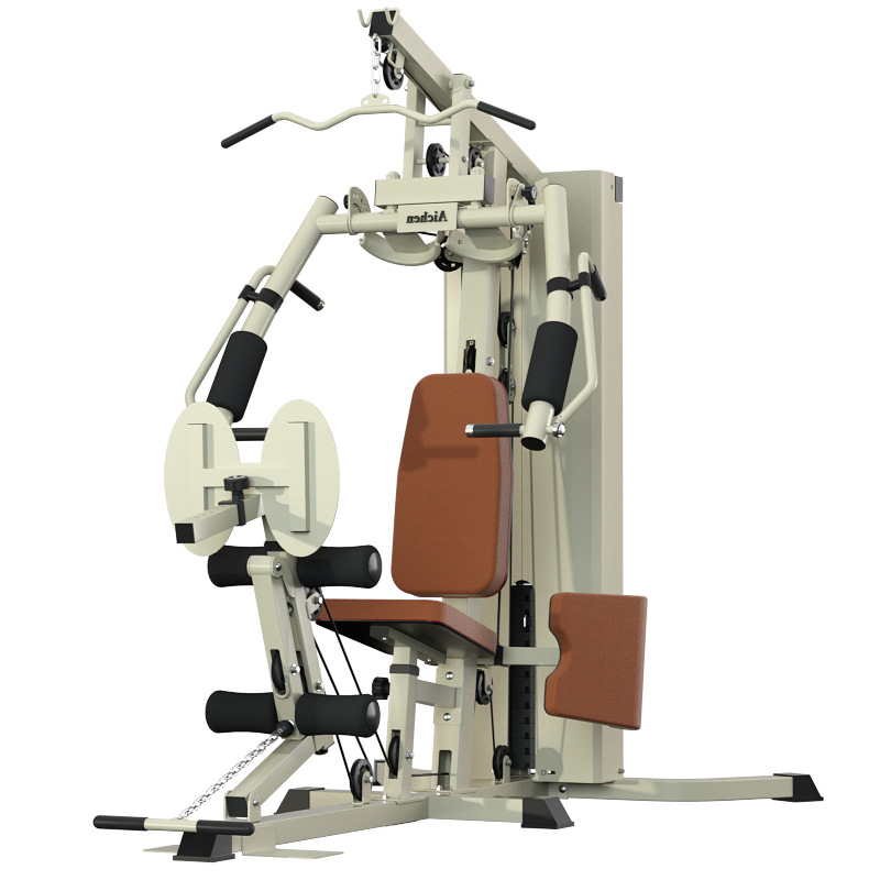 Estación de una sola persona entrenador integrado equipo deportivo acondicionamiento físico combinación doméstica suministros de acondicionamiento físico equipo de acondicionamiento físico interior