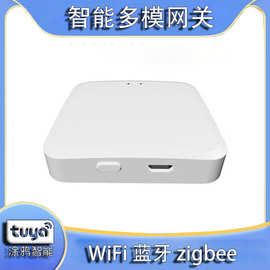 跨境涂鸦智多模网关 远程APP控制中枢 无线zigbee3.0蓝牙双模网关