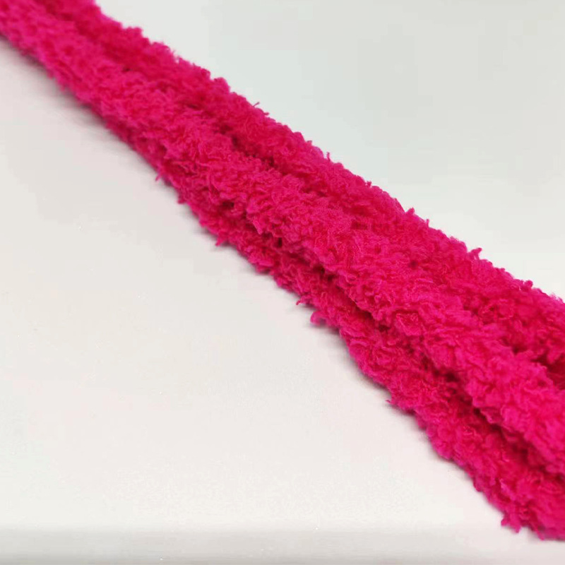 Palo de torsión de terciopelo de coral 15mm Puppy Paquete de material de bricolaje de cifrado súper grueso