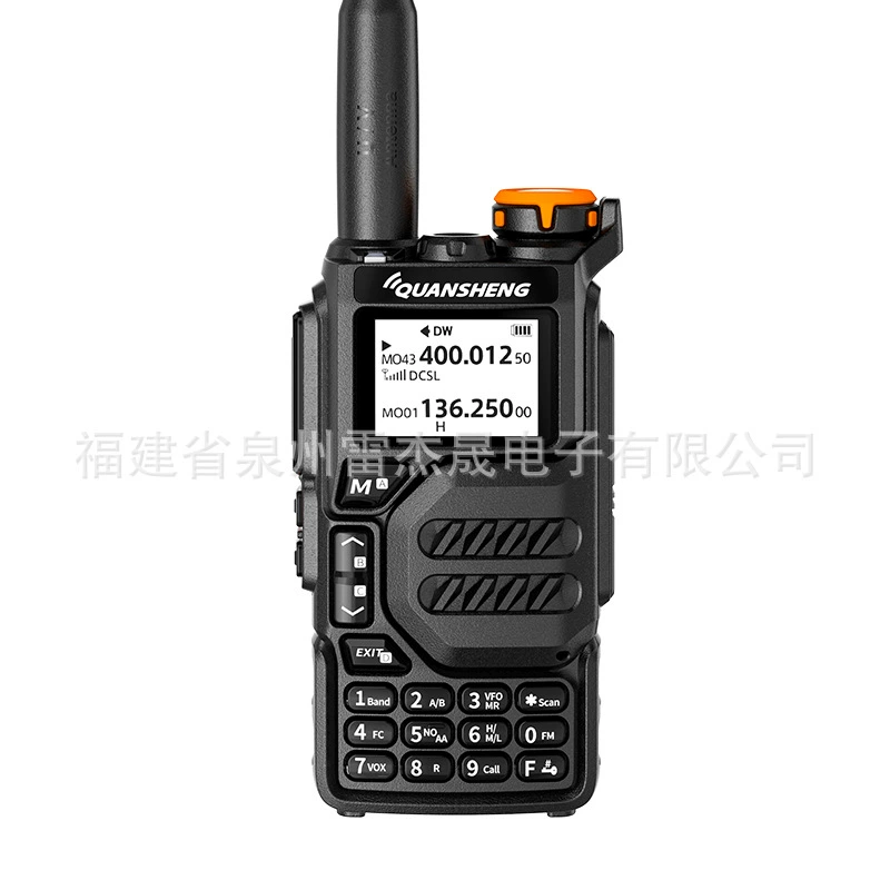 Ручная радиостанция (Quansheng) UV‑5RPlus / UV‑K5, высокая мощность, дальний диапазон, региональные версии (US/EU/UK/AU)