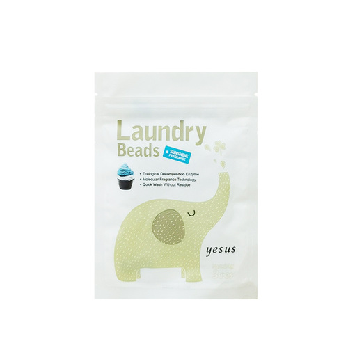 General Trade Thailand YESUS Laundry Beads Sample Color Protection, Stain Removal and Fragrance Trial Pack 3*8g