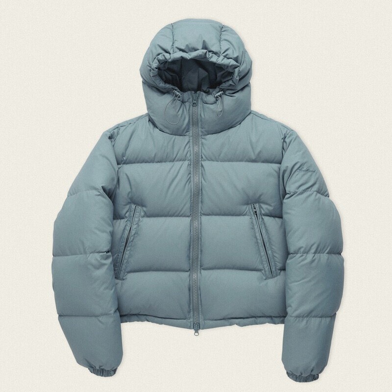 Smo*Thmo*D Hooded Goose down Jacket Korean Designer Women's Loose-Fitting Warm Korean-Style Puffer Jacket