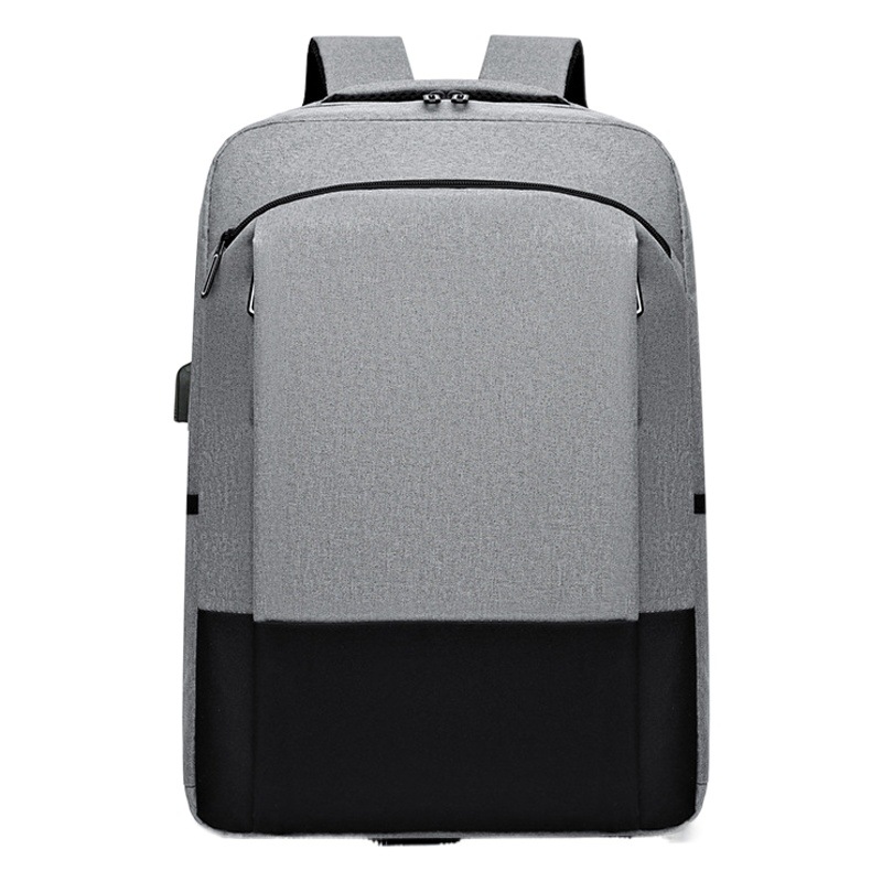 Business Backpack Men's 14-inch Laptop Bag University High School Students Schoolbag Casual Simple Backpack