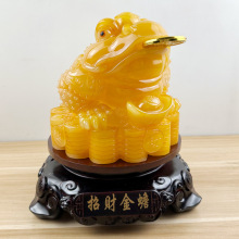 招财进宝金蟾蟾蜍摆件办公室开业家居装饰品店铺收银台礼品工艺品