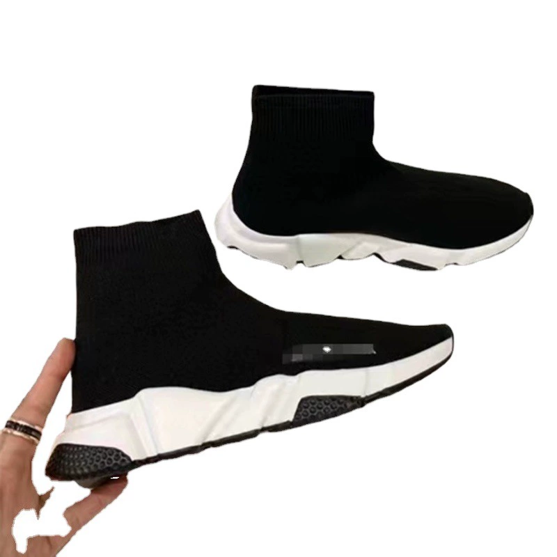 Весна и осень 2022, новые мужские и женские высокие носки, модные эластичные толстые нижние пары, повседневные кроссовки на плоской подошве