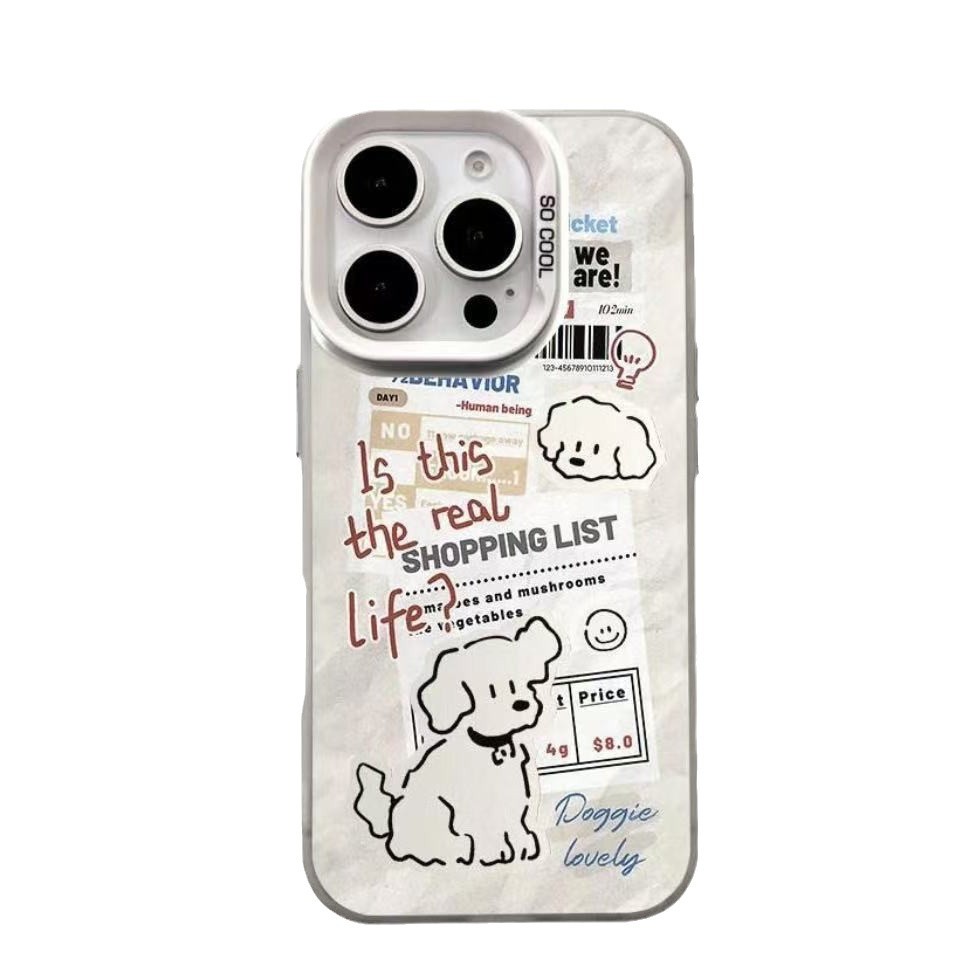 Nuevo lindo graffiti para iPhone 16 funda para teléfono móvil Apple 15promax/14/13pro12 Europa y América 11x