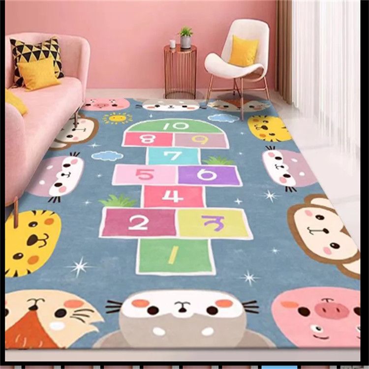 Bedroom Carpet Floor Mat Bedside Blanket Simple Home Cartoon Living Room Coffee Table Sofa Mat Tatami Bed Front Carpet