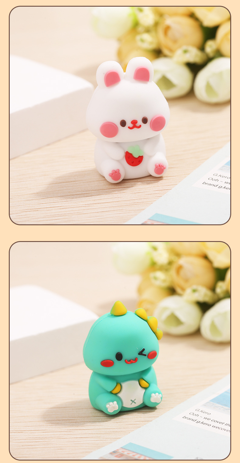 ins风动漫卡通头卷笔刀加工定制