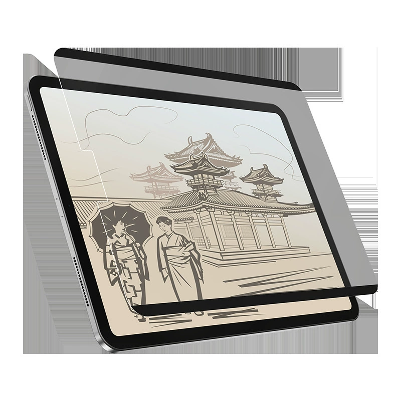 Таблет магнитное всасывающееся бумажное стекло подходит для iPad Air 13/Pro 13 дюймов/12.9 демонтаж бумажной пленки 2024 новый