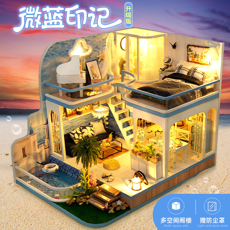 Tianyu DIY Casa de Campo ensamblada a mano modelo de Casa de juguete creativo modelo de casa al por mayor