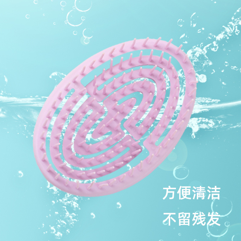 Peine de masaje portátil para cabello seco y húmedo