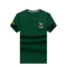 大牌保罗夏季男装圆领短袖t恤高端男士休闲刺绣半袖体恤 男潮