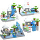 Source manufacturers 138PC lighting magnetic building blocks suit ice and snow magnetic squares building girls assembled toys