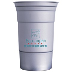コーヒーカップミルクカップ屋外キャンプアルミカップ冷たい飲み物カップビールカップ金属カップ薄いアルミカップ加工連絡