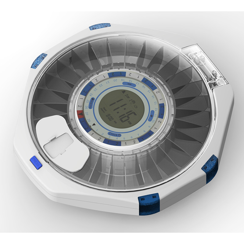 伊安新款P36智能WIFI版电子药盒 蓝牙定时闹钟老人吃药提醒器