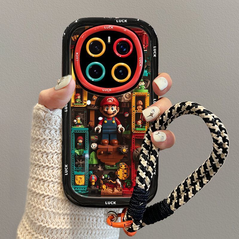 For Honor magic7pro Phone Case Advanced Sense Niche honormagic7 Female Cartoon Lego Mario For Honor magic7pro Phone Case Advanced Sense Niche honormagic7 Female Cartoon Lego Mario